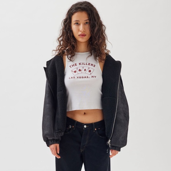 UO The Killers Las Vegas Crop Top - Picture 3 of 7